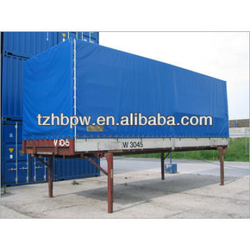 Pvc container deckelplane